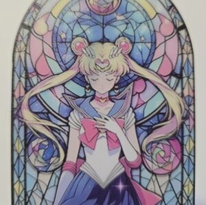 🌙 Sailor Moon Stained Glass Bookmark